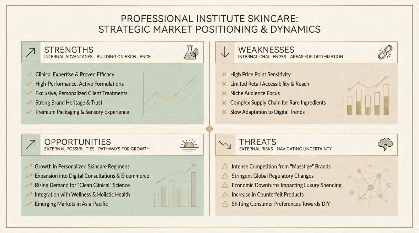 SWOT: professional institute skincare