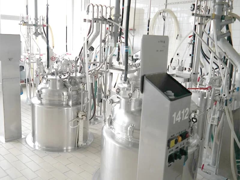 Marly production — vessels and reactors